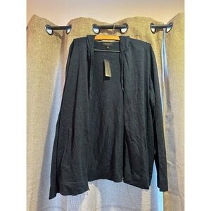 NWT Men's J. Crew Navy Hooded Cardigan